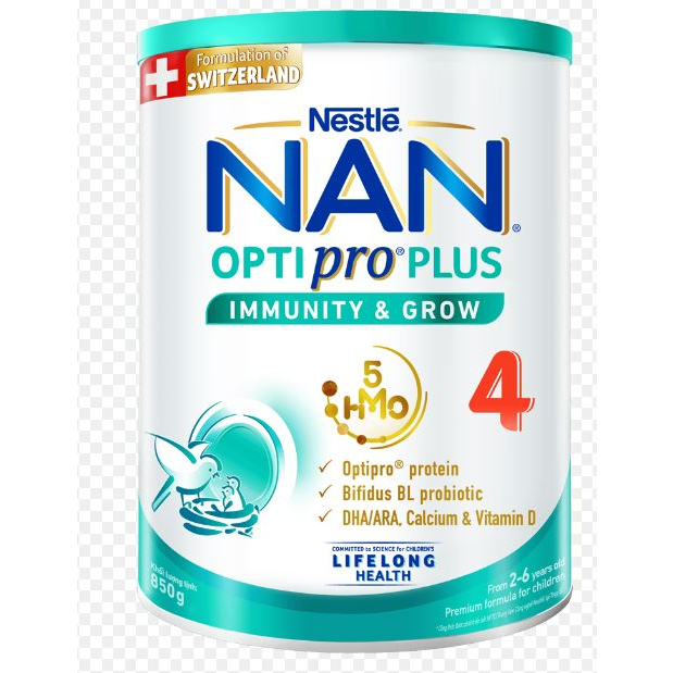 Sữa bột Nan Optipro Plus 4 850g/1.5kg