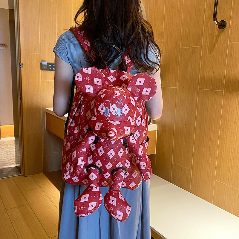 BALO ULAZZANG CHUỘT MICKEY HỌA TIẾT LV SIÊU XỊN, CHUẨN FASHIONNISTA