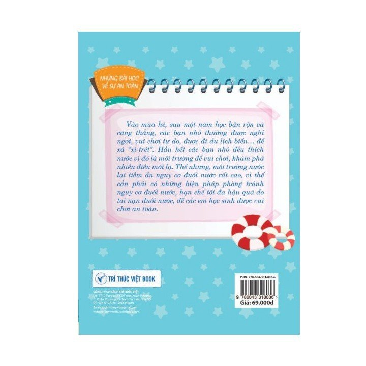 Sách thiếu nhi - Kỹ năng phòng tránh đuối nước