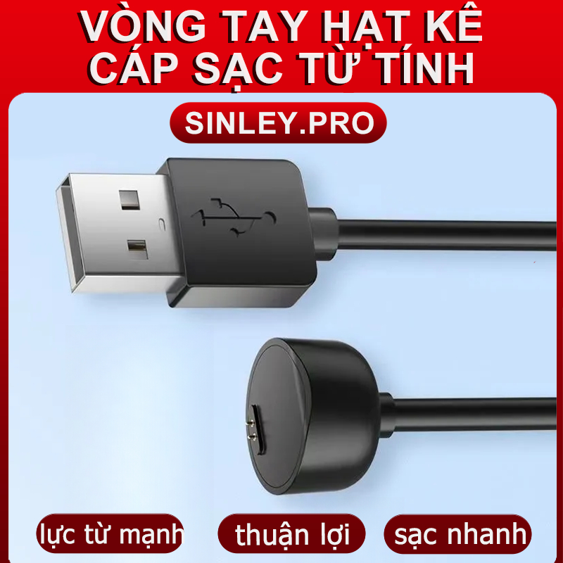 Cáp sạc USB thay thế Mi Band 5/6/7 / Mi Band 5/6/7 Sạc hiệu quả Dây chất lượng cao Chất liệu thân thiện với môi trường