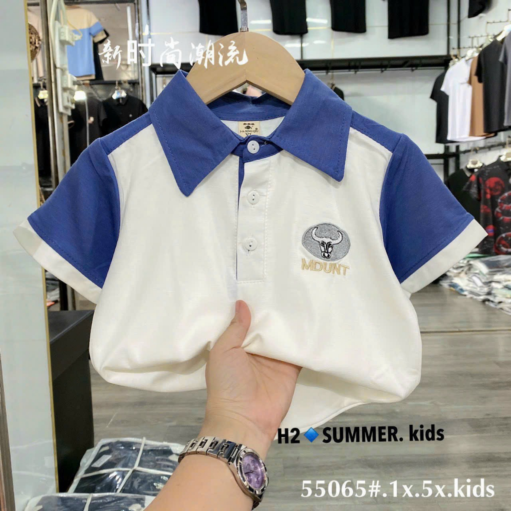 ÁO POLO 4 MÀU CHO BÉ TRAI TỪ 28- 40KG