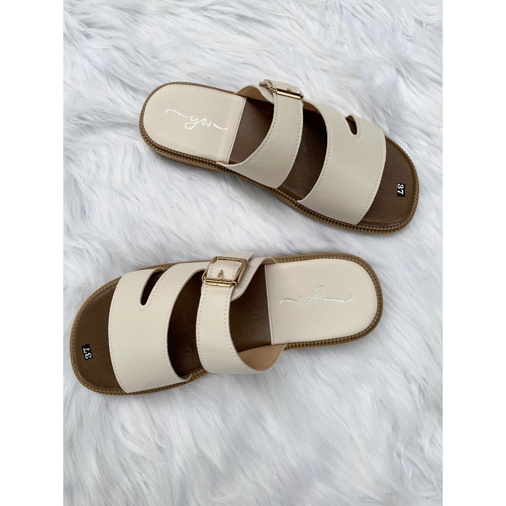 Dép Sandal quai ngang , sandal  da mềm thời trang cao cấp, mẫu đẹp hottrend nhất hiện tại