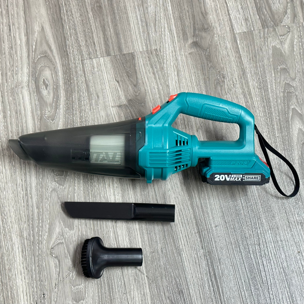 Máy hút bụi cầm tay 0.5L / 140W dùng pin Lithium-ion 20V Total TVLI20126