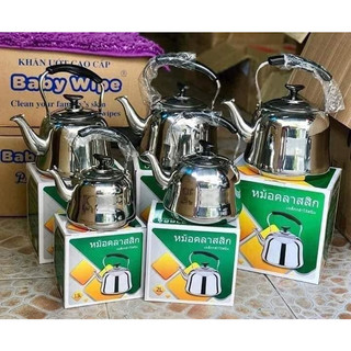 Ấm đun nước bằng inox thái lan dung tích 5l dùng cho bếp gas, hồng ngoại, bếp từ