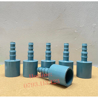 10 cái nối 21/27 ra đuôi 8ly - 10ly pvc