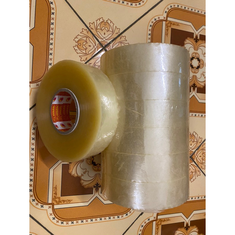 Băng dính dán thùng lõi giấy mỏng 1kg/1cuộn