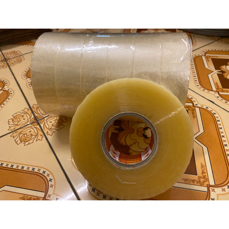 Băng dính dán thùng lõi giấy mỏng 1kg/1cuộn