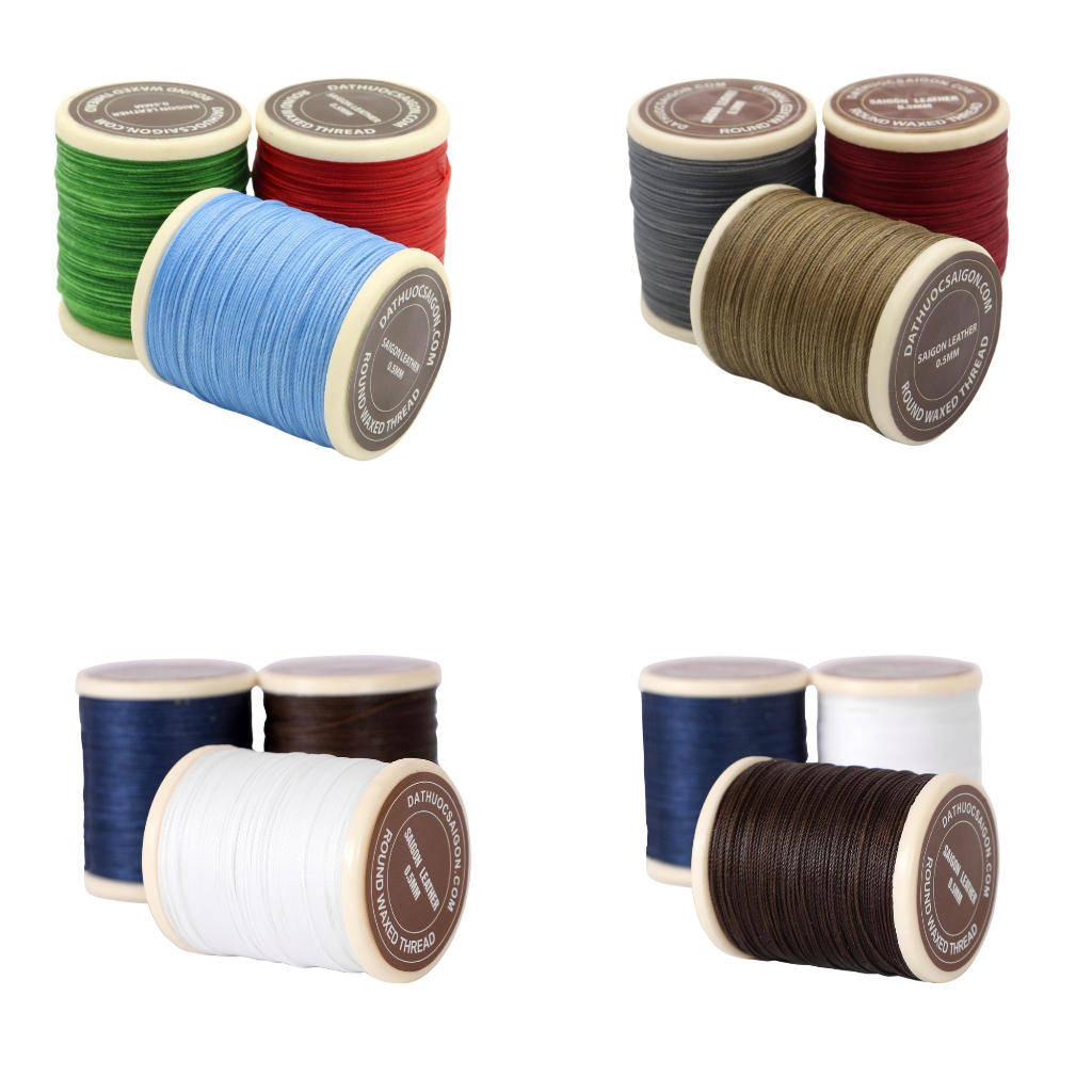 Chỉ sáp may da 0.5mm cao cấp thương hiệu Da Thuộc Sài Gòn