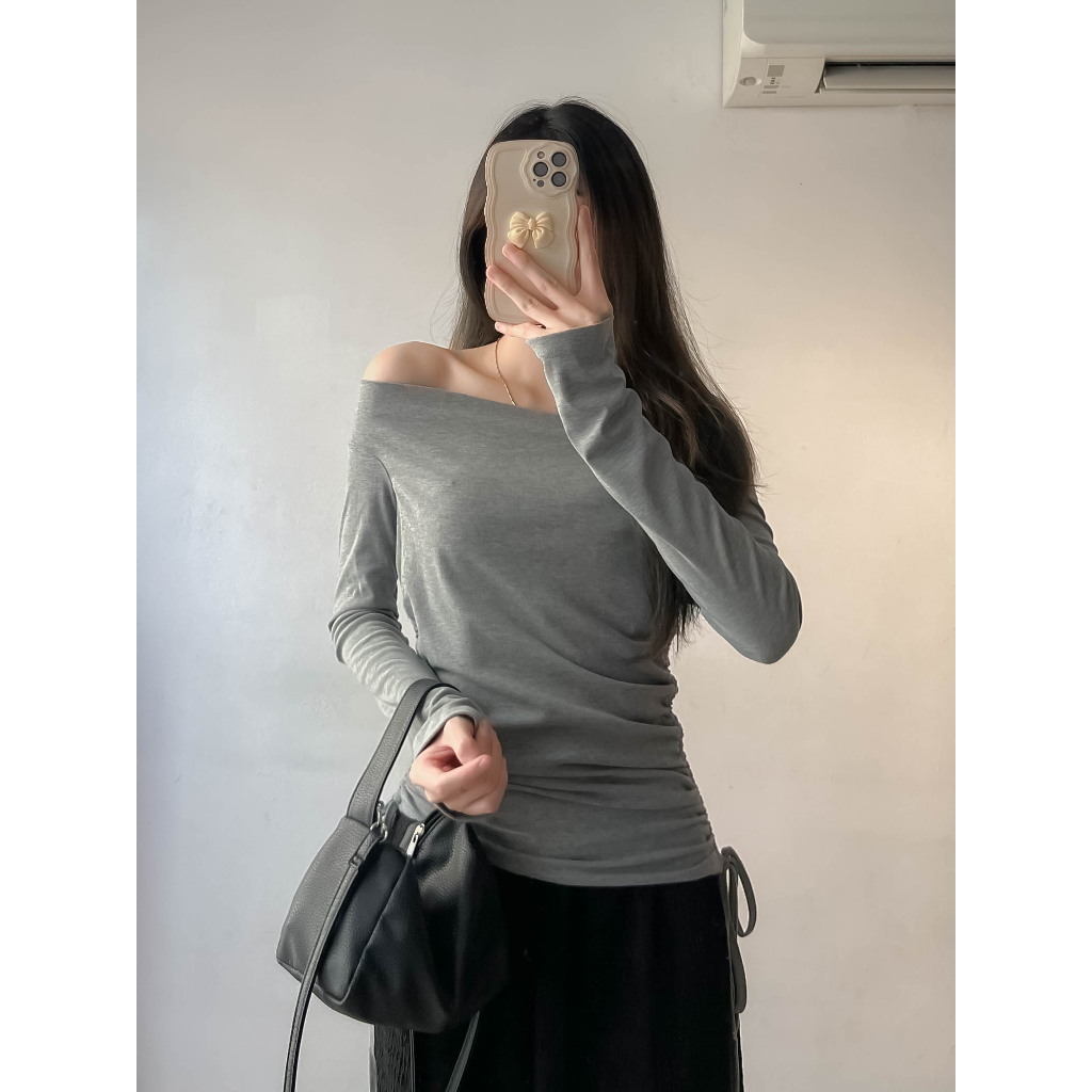 Áo thun cổ thuyền dây rút eo - Retrostyle - A286/P4K5