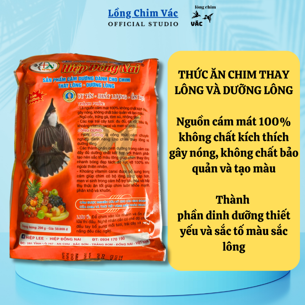 CÁM DƯỠNG TẠO SẮC TỐ LÔNG, DƯỠNG LÔNG, CÁM CHIM CAO CẤP CÁM CHIM THỜI KÌ THAY LÔNG CHUYÊN BIỆT