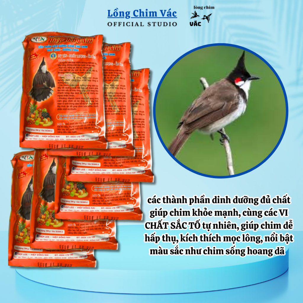 CÁM DƯỠNG TẠO SẮC TỐ LÔNG, DƯỠNG LÔNG, CÁM CHIM CAO CẤP CÁM CHIM THỜI KÌ THAY LÔNG CHUYÊN BIỆT