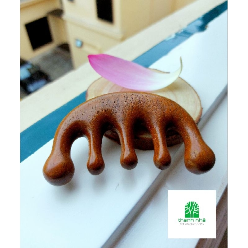 Lược gỗ massage