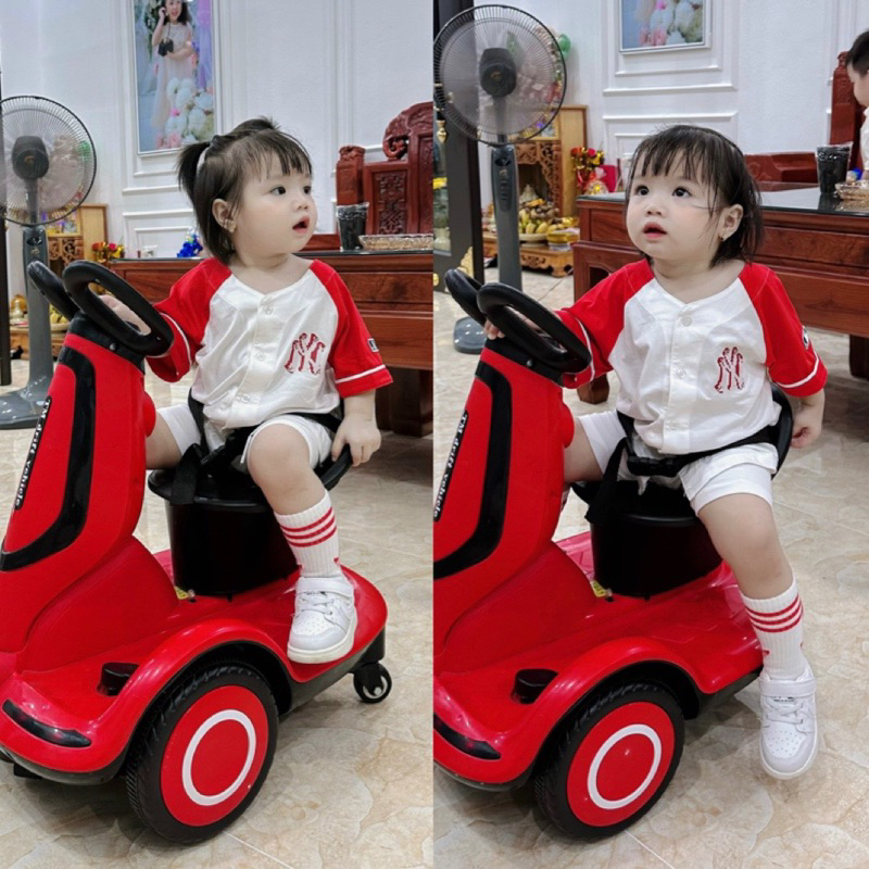 áo thun bóng chày phối tay zik zak cho bé trai bé gái , áo thể thao cotton , Kid_genz