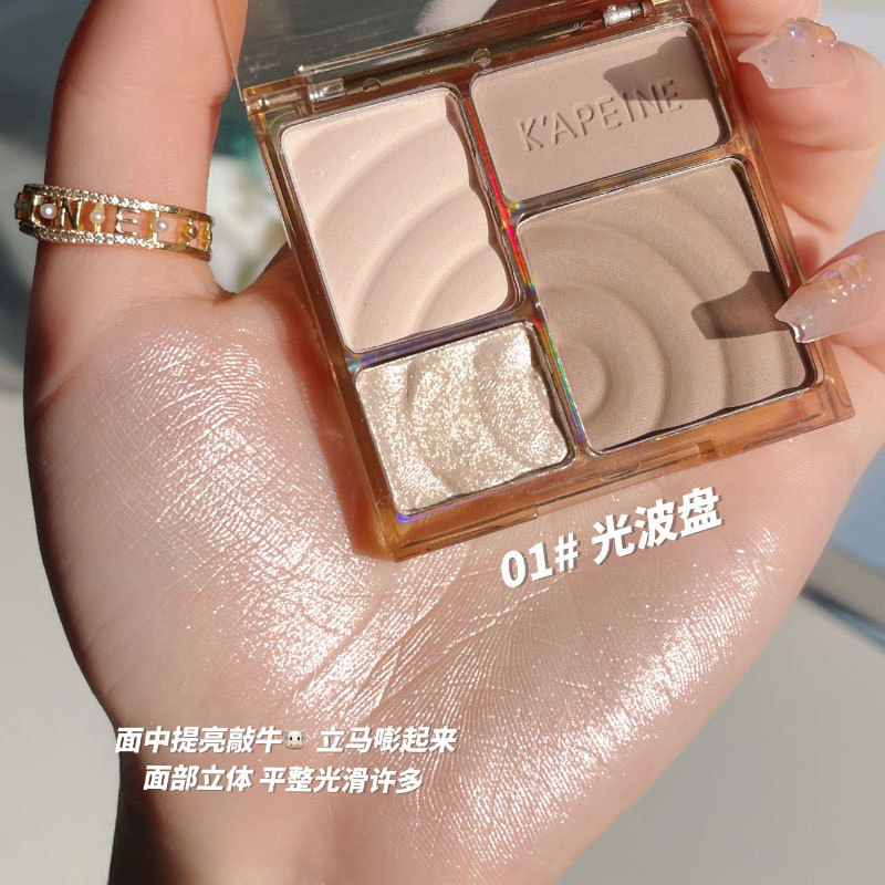 Phấn tạo khối K' APEINE, phấn má bắt sáng highlight nội địa trung EMNICE BEAUTY