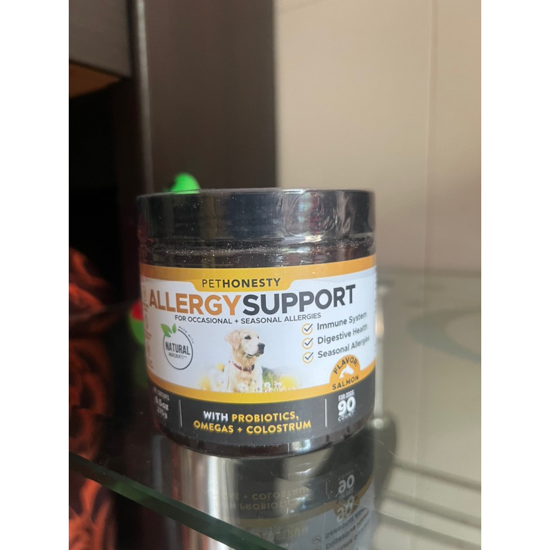 (10 viên)Cải thiện Da và Lông cho chó, giảm viêm da, dị ứng - PetHonesty Allergy Support - Hàng nhập Mỹ