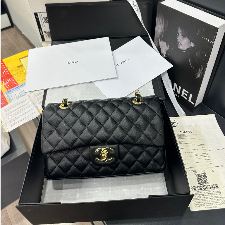 Túi Xách Nữ Cao Cấp Classic Da Dê Non, Đeo Vai Đeo Chéo Hàng Supper L01064B LAROSE