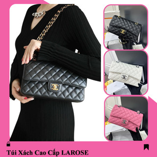 Túi xách nữ cao cấp classic da dê non, đeo vai đeo chéo hàng supper l01064b larose
