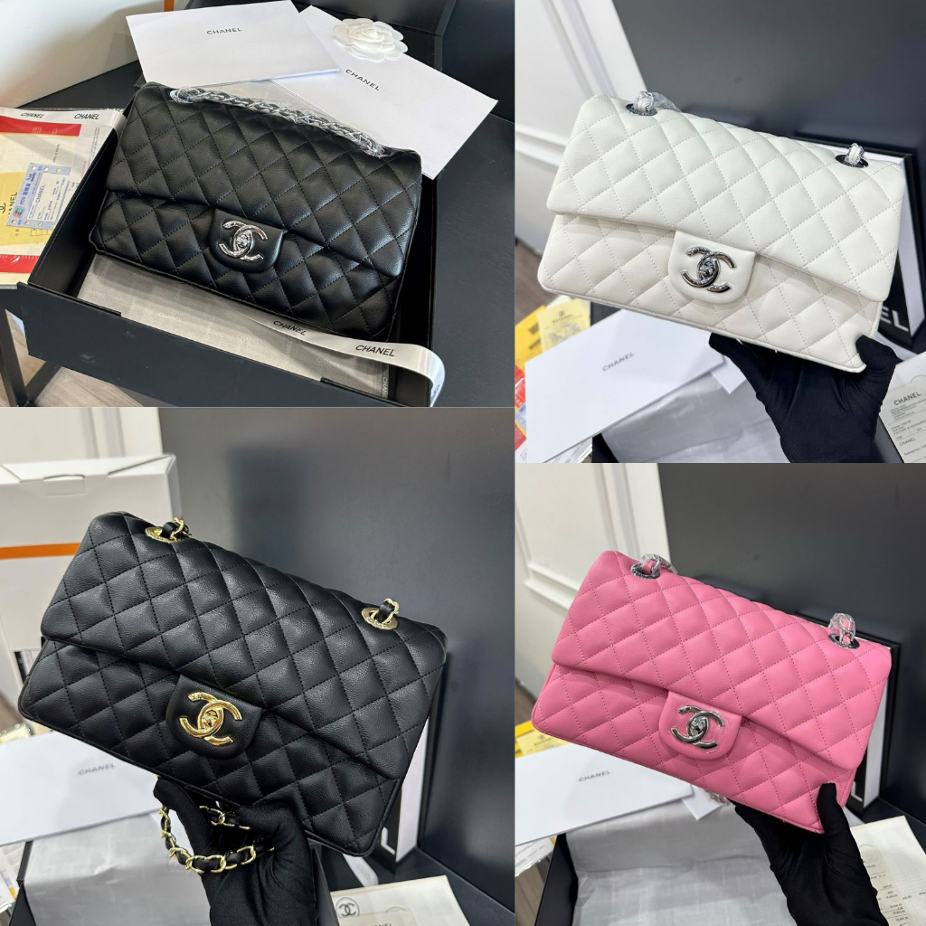 Túi Xách Nữ Cao Cấp Classic Da Dê Non, Đeo Vai Đeo Chéo Hàng Supper L01064B LAROSE