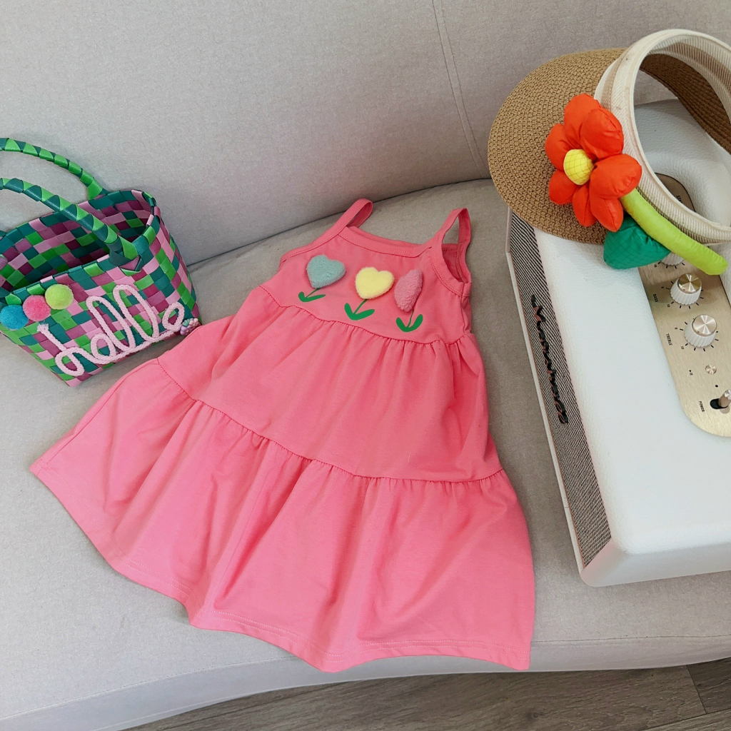 Váy bé gái dáng chữ A cho bé gái từ 8-18kg