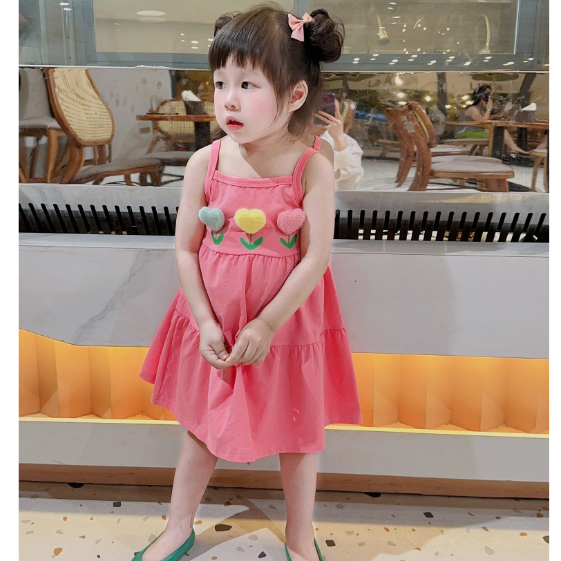 Váy bé gái dáng chữ A cho bé gái từ 8-18kg