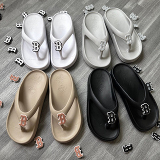 Dép Kẹp Xỏ Ngón Đúc Nguyên Khối Chống Thấm Nước Nam Nữ MLB B Êm Siêu Nhẹ Cao 4cm - TẶNG BOX HÃNG - Form chuẩn