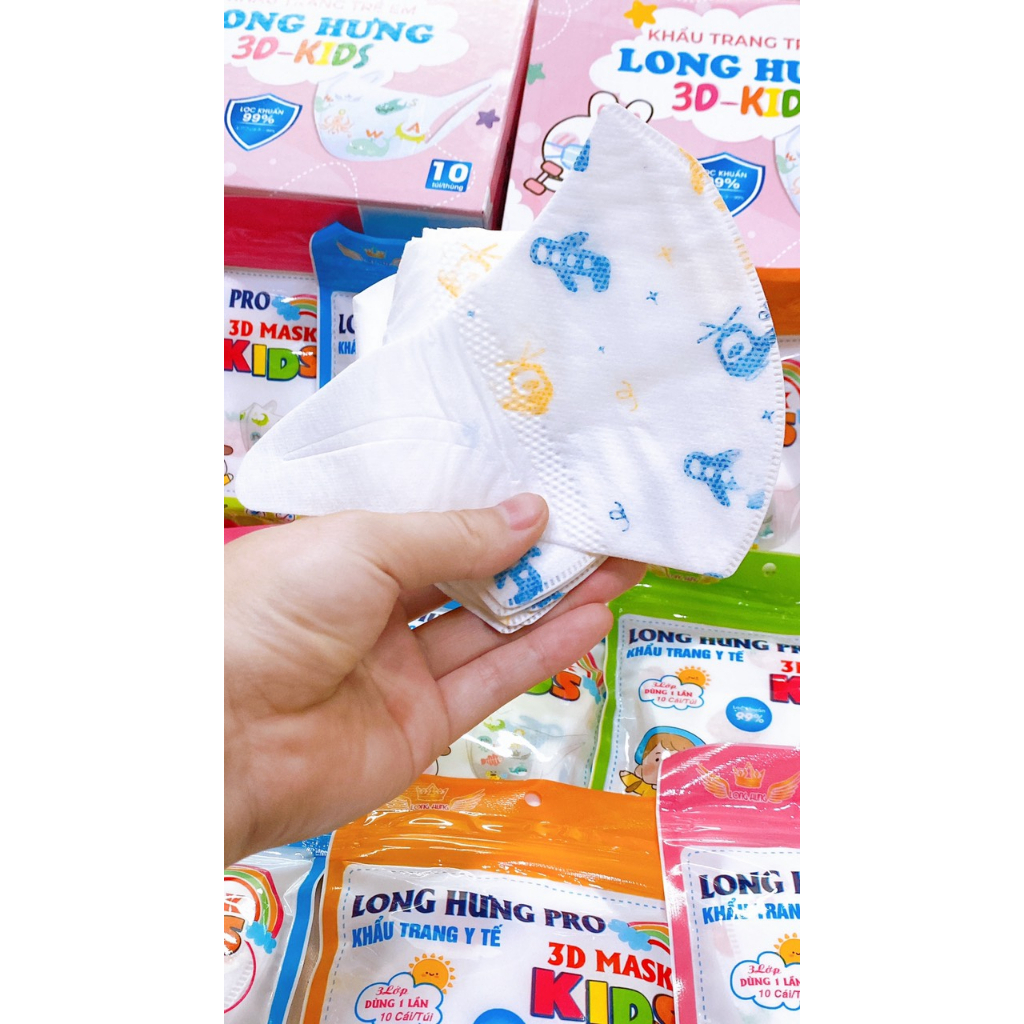 Khẩu Trang 5D KIDS MASK Cho Bé 2-5tuổi