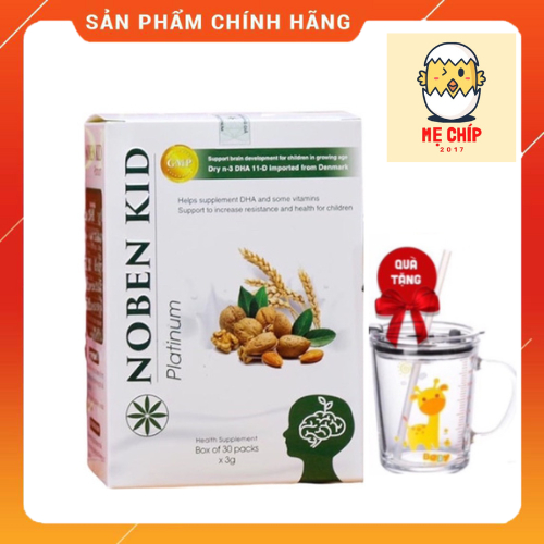 CỐM NOBEN KID giúp trẻ phát triển trí não hộp 30 gói chính hãng