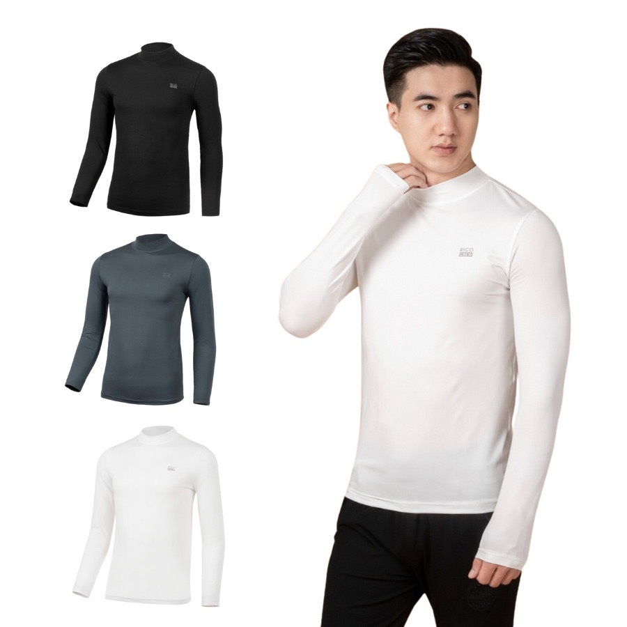 Áo giữ nhiệt cổ 3 phân nam Rico M10