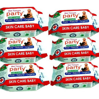 20 Gói Khăn giấy Ướt Party 80gr
