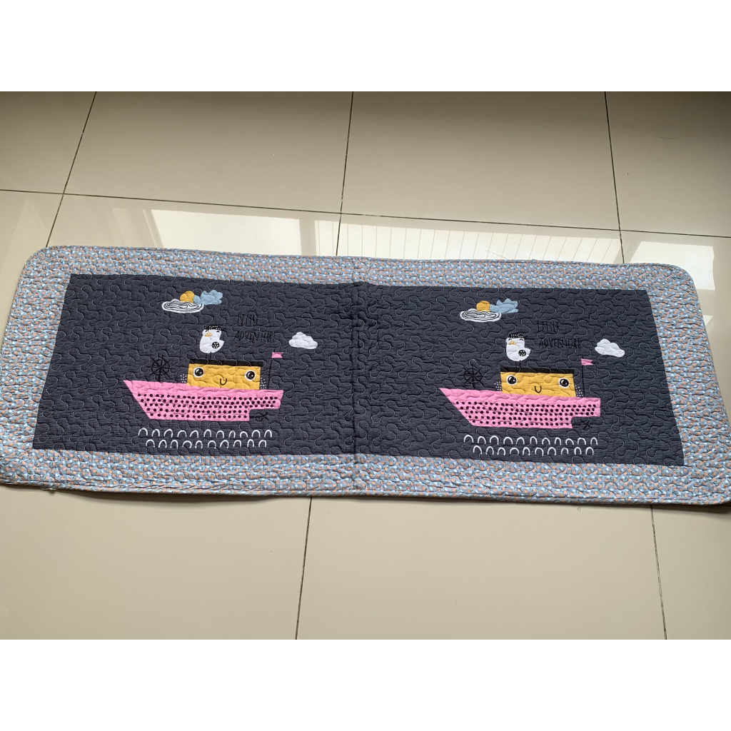 Thảm dài nhà bếp hoặc để cạnh giường, 100% Cotton siêu thấm hút, họa tiết đáng yêu