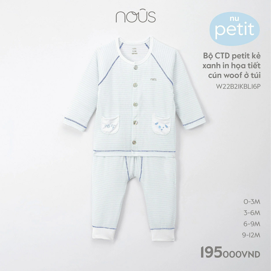 Bộ quần áo Nous dài tay mẫu mới