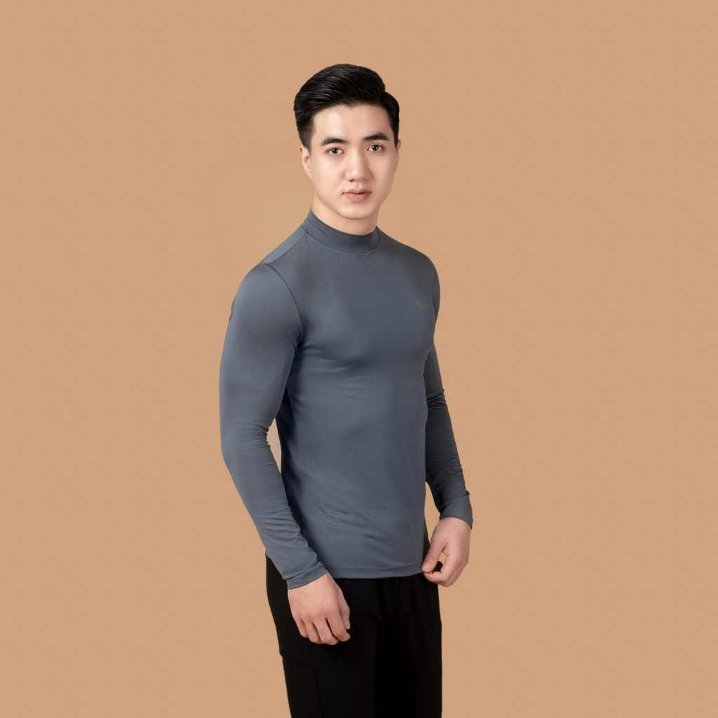 Áo giữ nhiệt cổ 3 phân nam Rico M10
