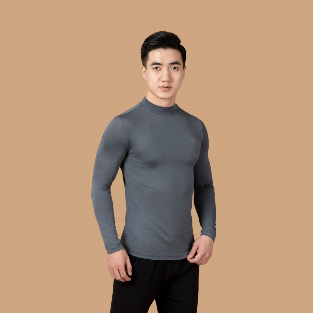 Áo giữ nhiệt cổ 3 phân nam Rico M10