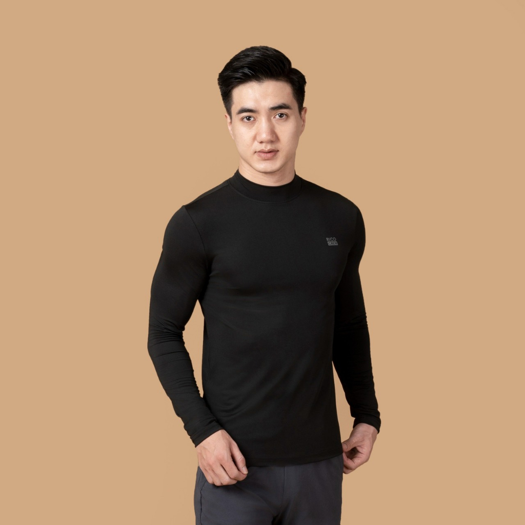 Áo giữ nhiệt cổ 3 phân nam Rico M10