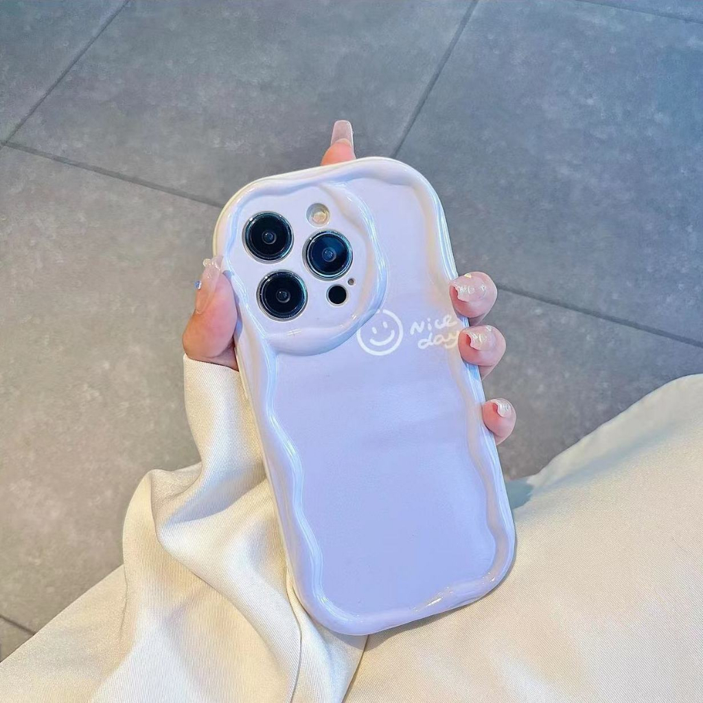 Ốp Điện Thoại Hình Mặt Cười Màu gradient Cho iPhone 11 12 7 8plus 12Pro 6s Plus xr xsmax x 11Promax 13 13Promax sk1064