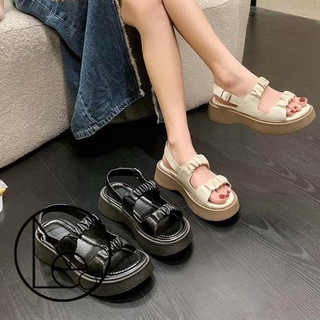 Sandal nữ 2 quai nhúm siêu xinh, ôm chân tôn dáng, thời trang 2023