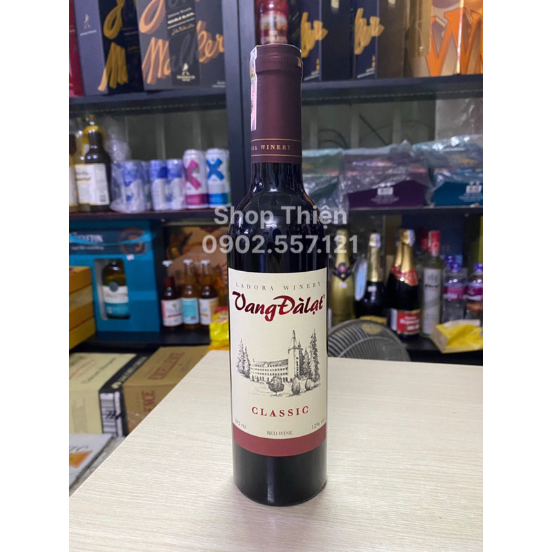 Vang Đà Lạt CLASSIC 12% 375ml-750ml