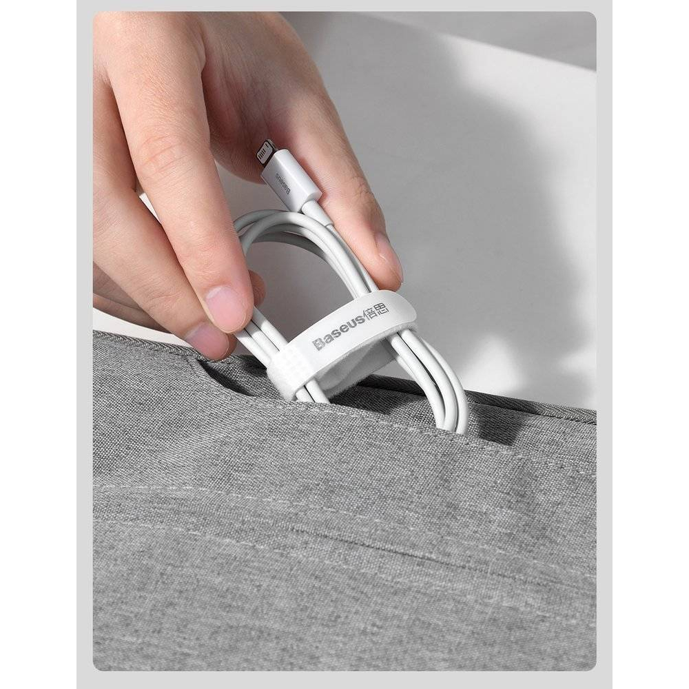 Dây sạc nhanh chính hãng Baseus cáp silicon bền bỉ dùng cho các dòng máy ip7 8 xmax 11 12 13