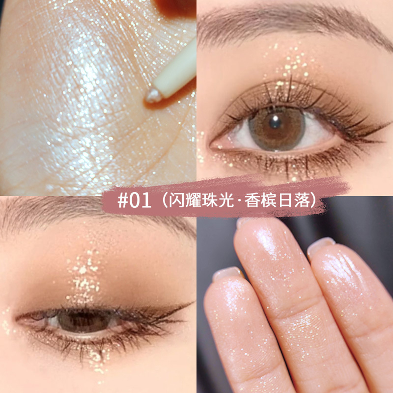 Bút kẻ bọng mắt PEGGYLIN Vẽ nhũ mắt bắt sáng hightlight siêu tự nhiên