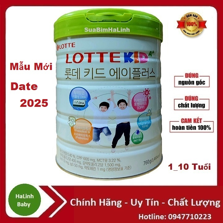 Sữa Lotte Kid thay thế Kid Power A+ Nội Địa Hàn 760g