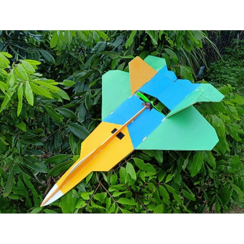 Bộ vỏ kit máy bay F22 flat sải 45cm
