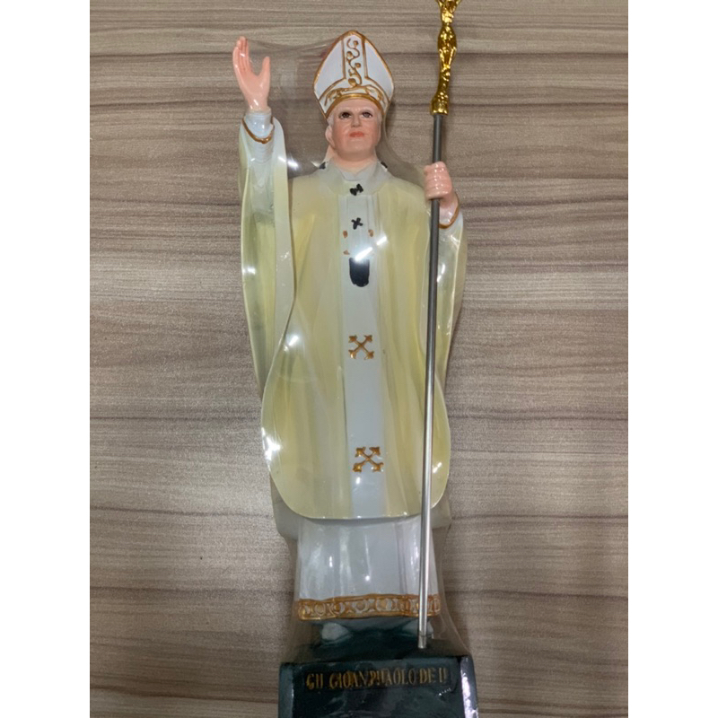 Đức Giáo Hoàng Gioan Phaolo II 35cm Thiếp Vàng.