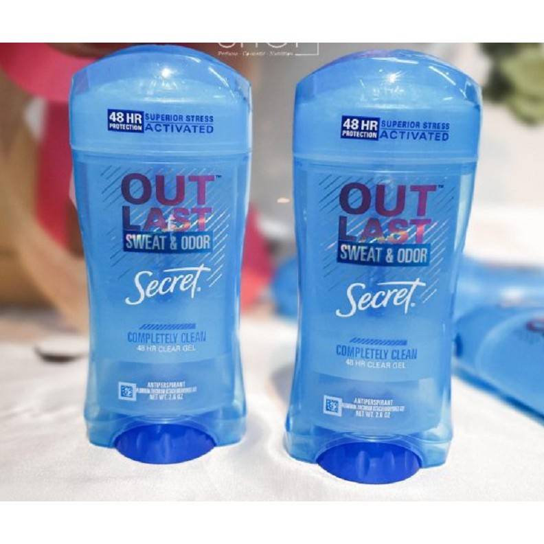 Lăn khử mùi Secret Completely Clean 73g - Lăn khử mùi hiệu quả vượt trội cho sự tự tin cả ngày