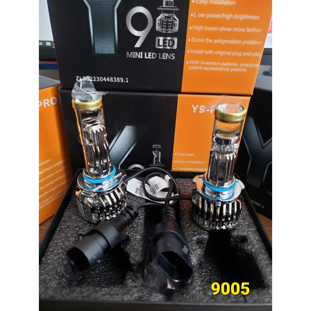 LED Bi Cầu Mini Y9 chân H4-H7-H11-H16-hb3/9005-hb4/9006
