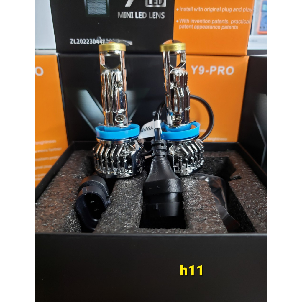 LED Bi Cầu Mini Y9 chân H4-H7-H11-H16-hb3/9005-hb4/9006