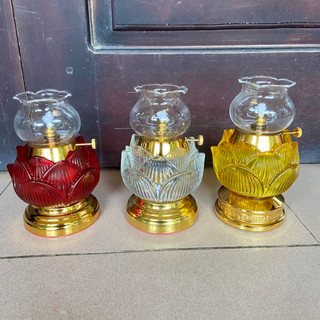 Đèn dầu hoa sen