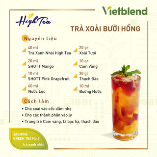 Trà nhài Jasmine số 2 Vietblend 600g
