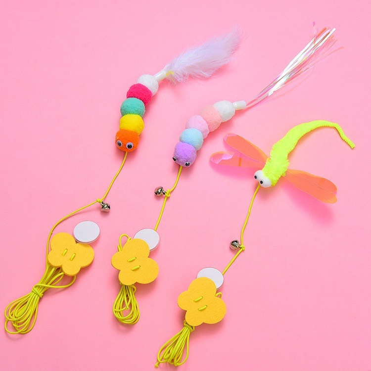 Đồ Chơi Dây Treo, Dán Tường Cửa Co Giãn Cute Cho Thú Cưng