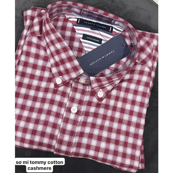 Sơ mi Tomy cotton cashmere