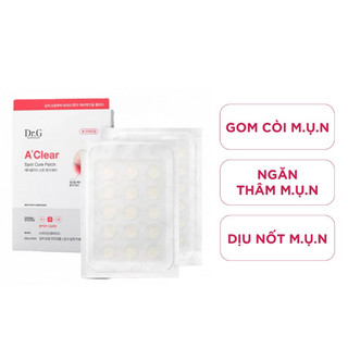 Miếng Dán Mụn Siêu Mỏng, Chống Thấm Nước Dr.G A’Clear Spot Cure Patch 39pcs